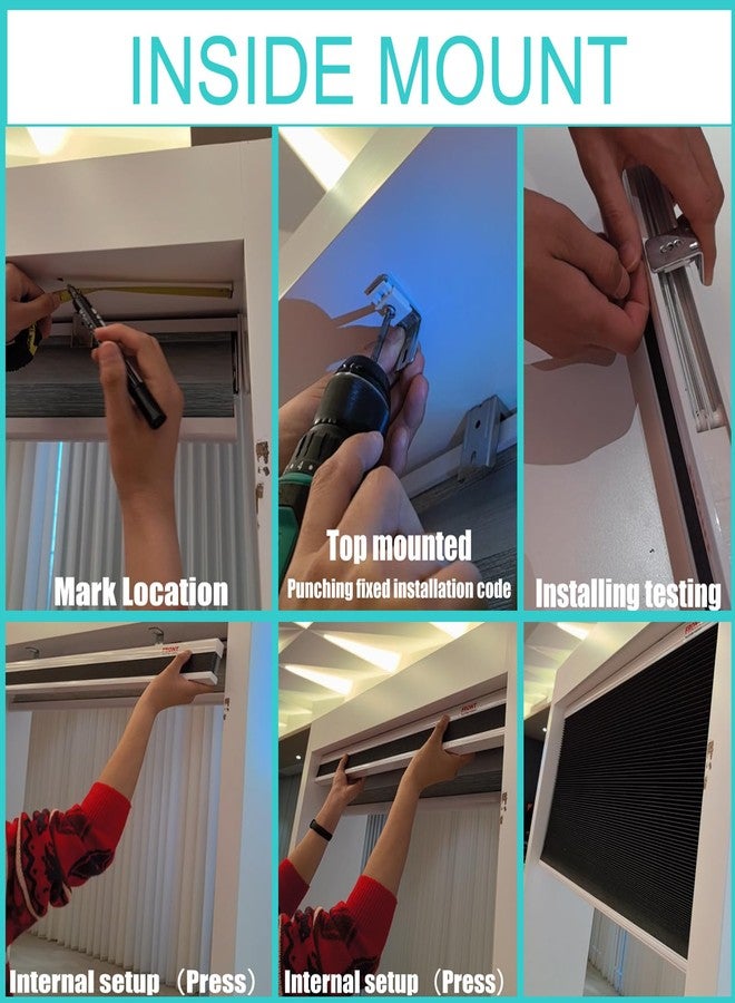 MYshade Cordless 1" Cellular Shades Accessories Mounting Brackets Window Shades Replacement Fittings Window Treatment Repair Kit - Image 2